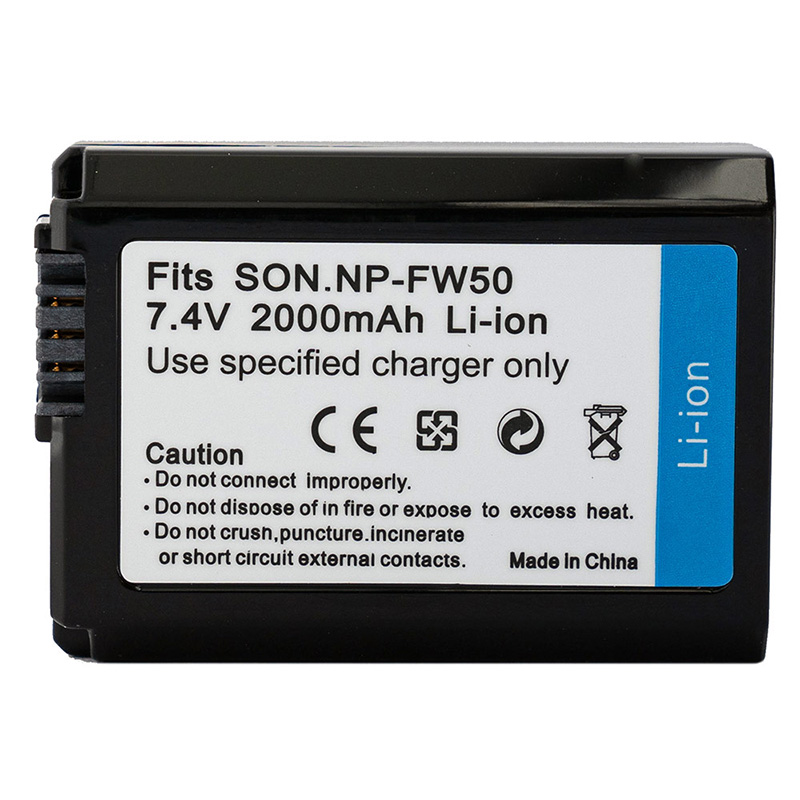 Аккумулятор Vbparts NP-FW50 7.2V 2000mAh Li-ion для Sony Alpha A7 077124