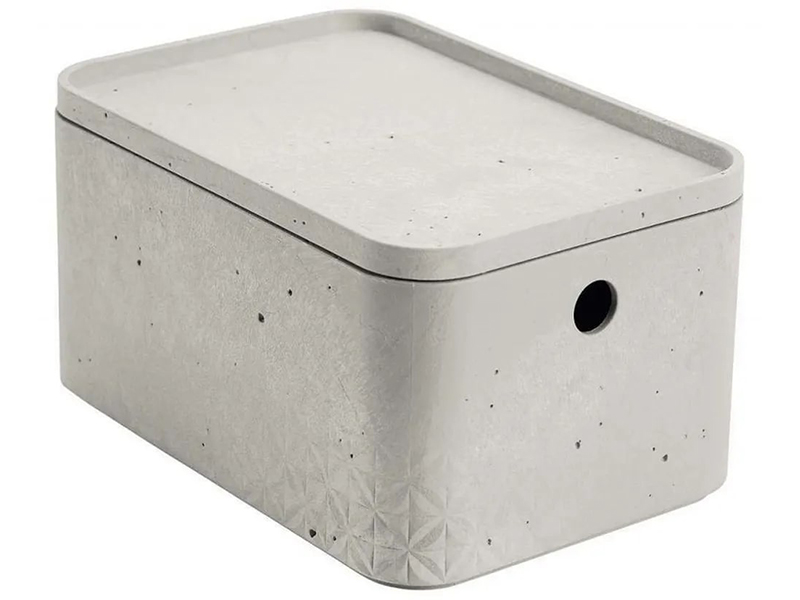 

Коробка Curver Beton S Rect+LID 243399, Beton S Rect+LID