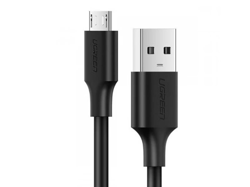  Ugreen Nickel Plating US289 USB-A 2.0 - MicroUSB 2m Black 60138