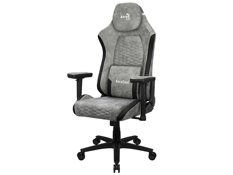 Компьютерное кресло AeroCool Crown Plus AeroSuede Stone Grey 4711099472512 aerocool motion 8 plus
