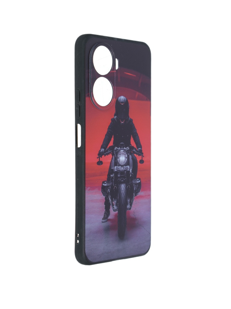 

Чехол DF для Huawei Nova 10 SE Silicone Print Art056 Black hwCase-123, Huawei Nova 10 SE