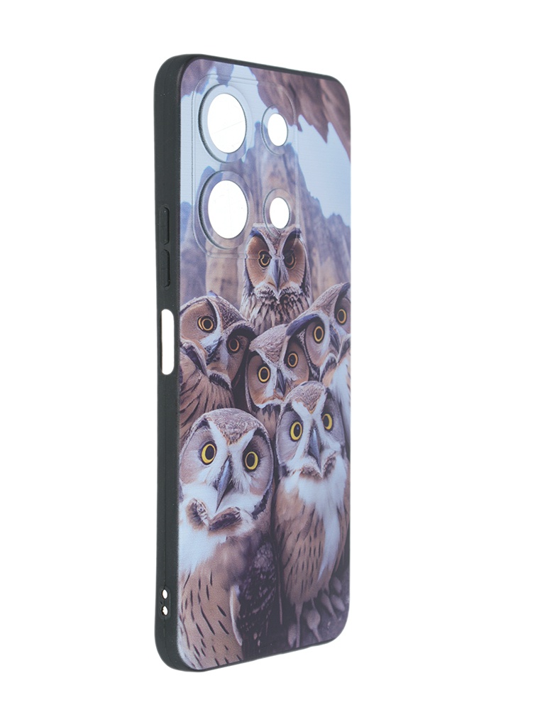 

Чехол DF для Infinix Note 30i Silicone Print Art2052 Black inCase-25, Infinix Note 30i