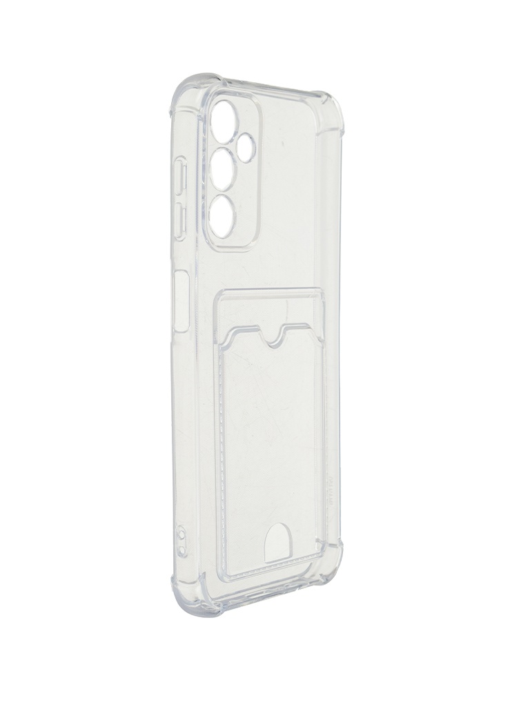 Чехол iBox для Samsung Galaxy A14 Crystal с кардхолдером Silicone Transparent УТ000036220 чехол ibox для realme c31 crystal silicone transparent ут000032446