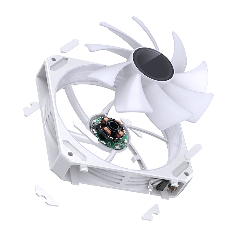 Вентилятор Jonsbo ZG-120W 3шт 120mm White