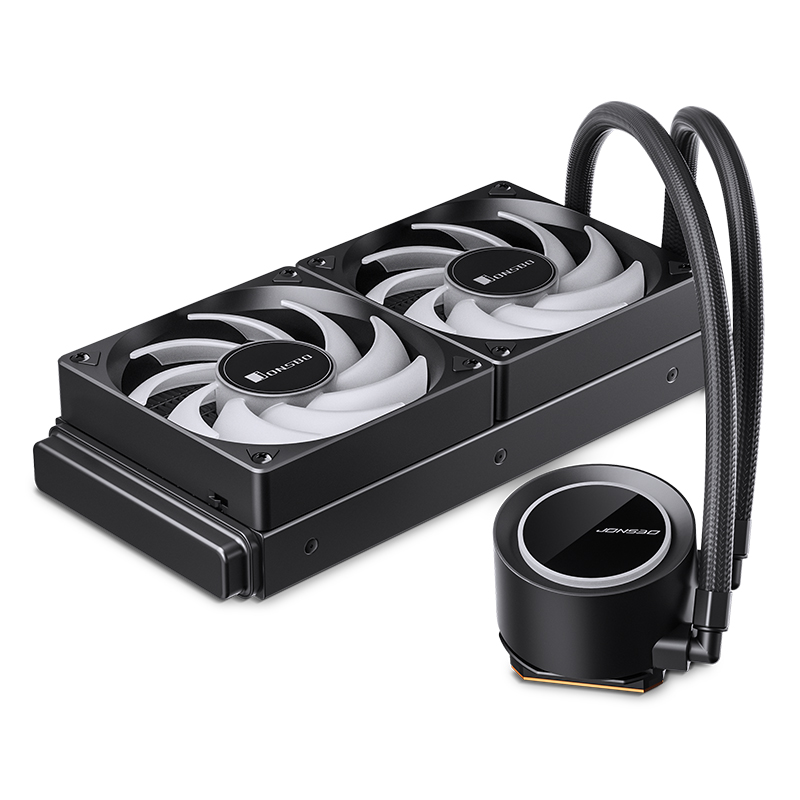 Водяное охлаждение Jonsbo TG-240 ARGB Black (Intel LGA 2011/1700/1200/115X AMD AM5/AM4)