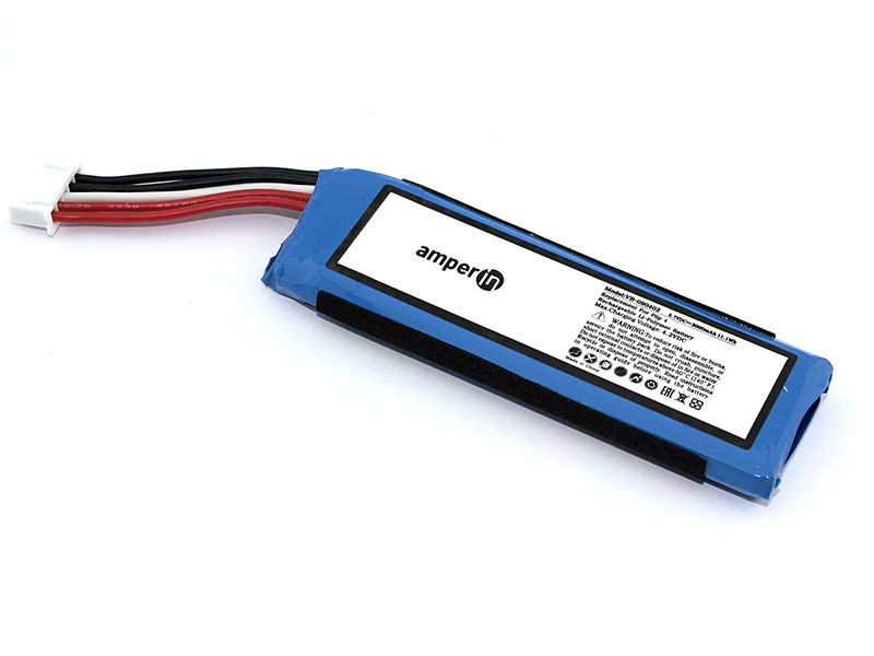 фото Аккумулятор amperin для jbl flip 4 3.7v 3000mah li-polymer 090402