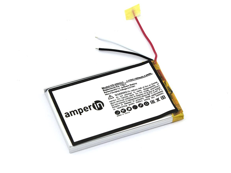 Аккумулятор Amperin для JBL Clip 2 3.7V 800mAh 2.96Wh 090413 аккумулятор aaa panasonic eneloop 800mah 4 штуки bk 4mcdec4be