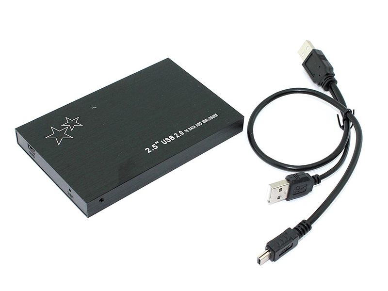  Vbparts DM-2512 2.5 USB 2.0 Black 057917