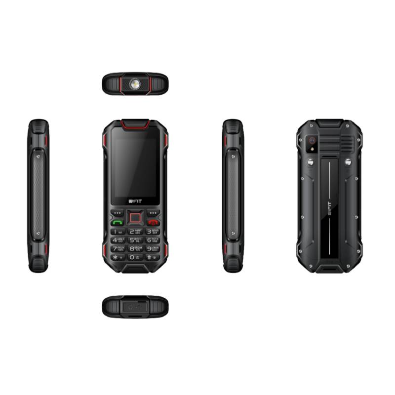 Сотовый телефон Wifit Wirug F1 Black-Red