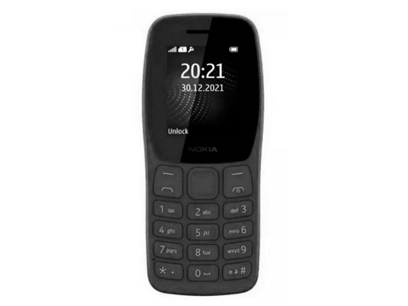 Сотовый телефон Nokia 105 2022 (TA-1428) Dual Sim Charcoal