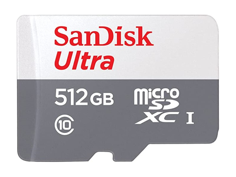 Карта памяти 512Gb - SanDisk Ultra Micro Secure Digital XC C10 SDSQUNR-512G-GN3MN