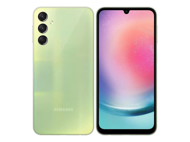 Сотовый телефон Samsung SM-A245 Galaxy A24 8/128Gb Green сотовый телефон samsung sm a556 galaxy a55 8 128gb lavender