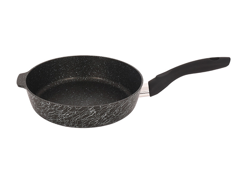 Сковорода Kukmara Грация 24cm Black-Silver сгчс240а сковорода kukmara традиция 24cm black с246а