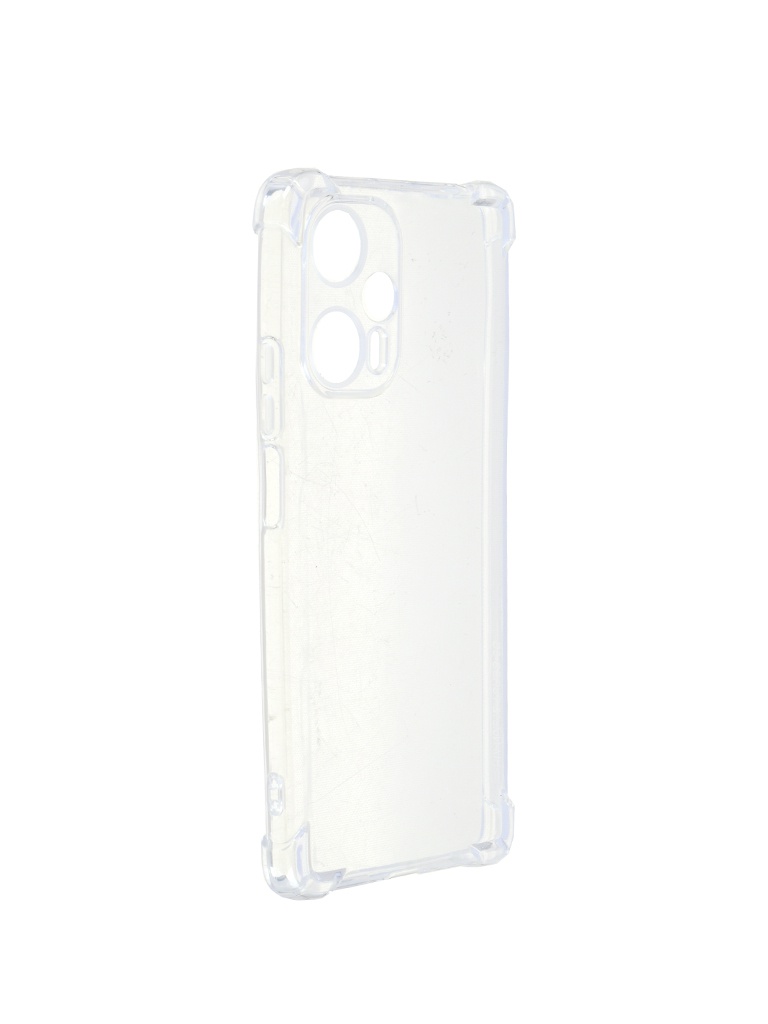 цена Чехол iBox для Poco F5 Crystal с усиленными углами Silicone Transparent УТ000035372