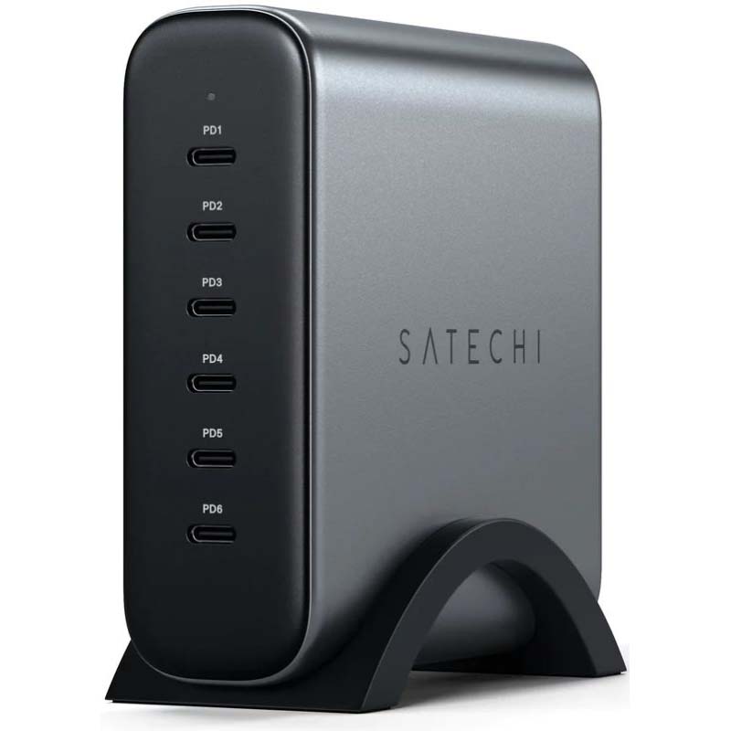 Зарядное устройство Satechi 6xUSB-C PD 200W Space Grey ST-C200GM-EU