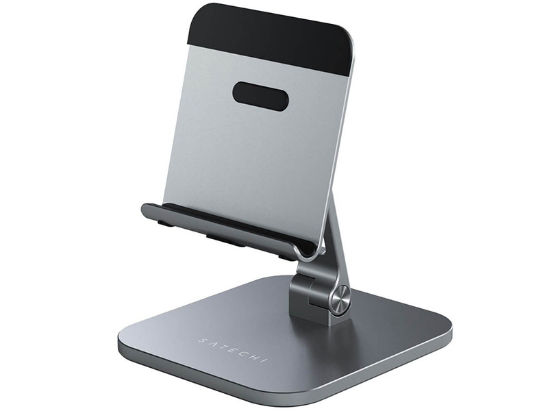 Аксессуар Подставка Satechi Aluminum Desktop Stand for iPad Pro Space Grey ST-ADSIM подставка и концентратор satechi mac mini stand
