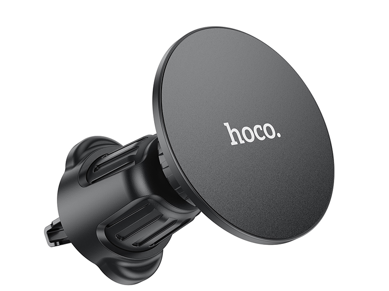 Держатель Hoco H12 Fine Black 6931474794505 держатель для смартфона в авто hoco ca85 с беспроводной зарядкой поддержка magsafe 15 вт