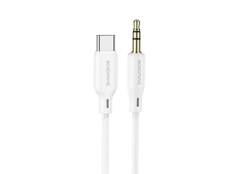 

Аксессуар Borofone BL18 Jack 3.5mm - USB Type-C 1m White 6941991101076, BL18