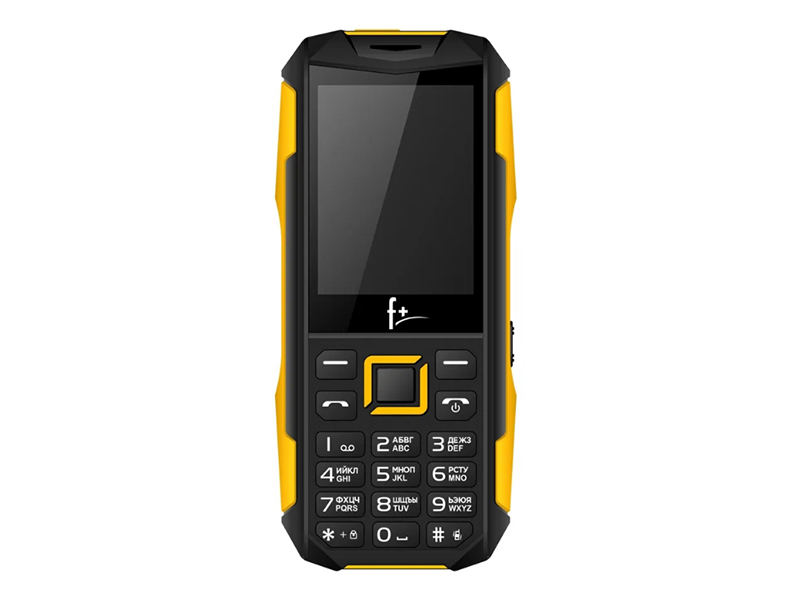 Сотовый телефон F+ PR240 Black-Yellow цена и фото