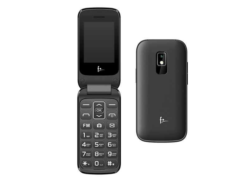 Сотовый телефон F+ Flip 240 Black цена и фото