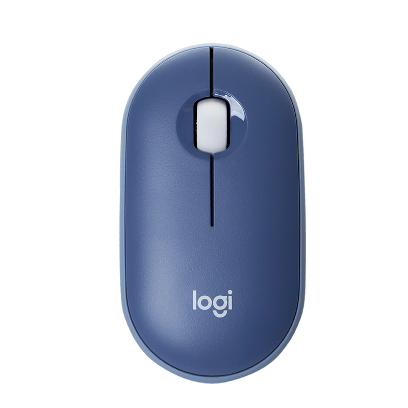Мышь Logitech M350 Pebble Blueberry 910-006753 мышь беспроводная logitech m350 pebble mouse black 910 005718