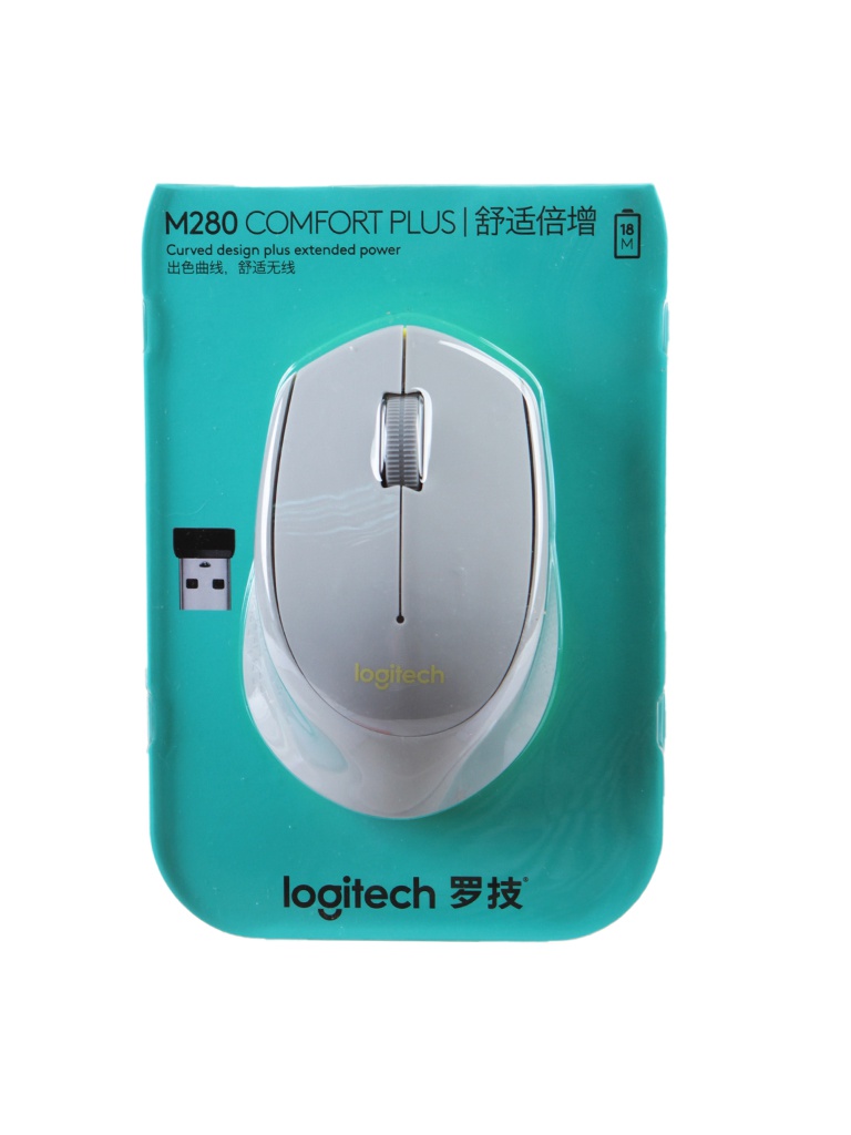 фото Мышь logitech m280 grey 910-004310