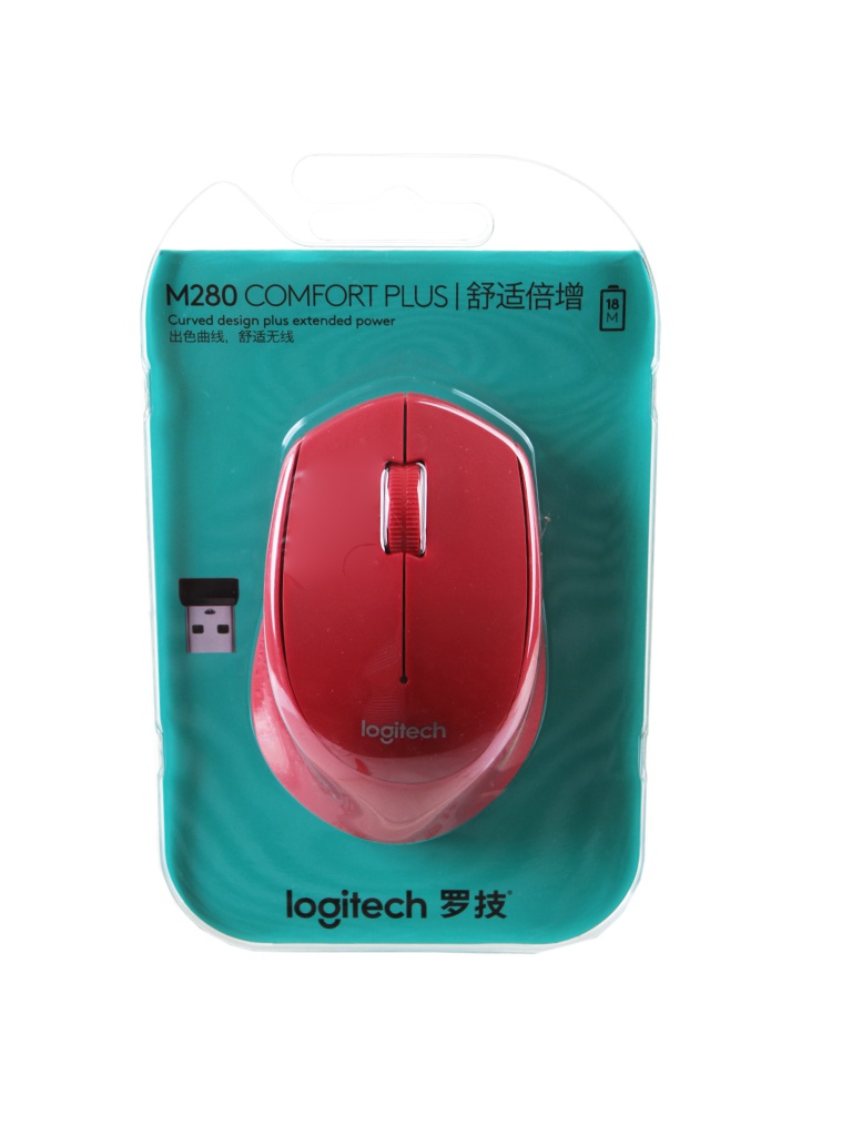 Мышь Logitech M280 Red 910-004308 мышка usb optical wrl m280 red 910 004308 logitech