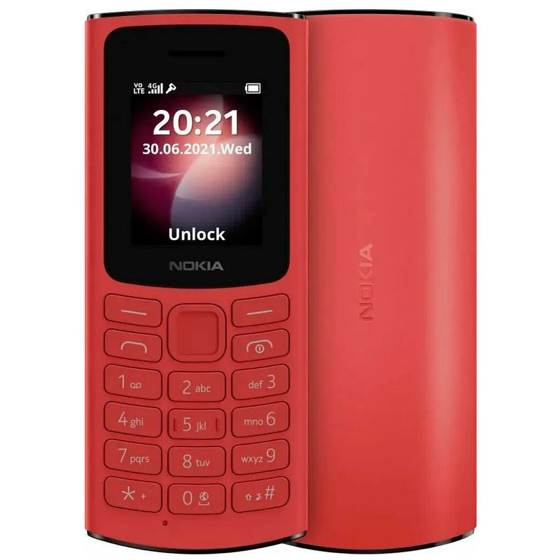 Сотовый телефон Nokia 105 DS (TA-1557) Red сотовый телефон nokia 105 ds ta 1557 cyan