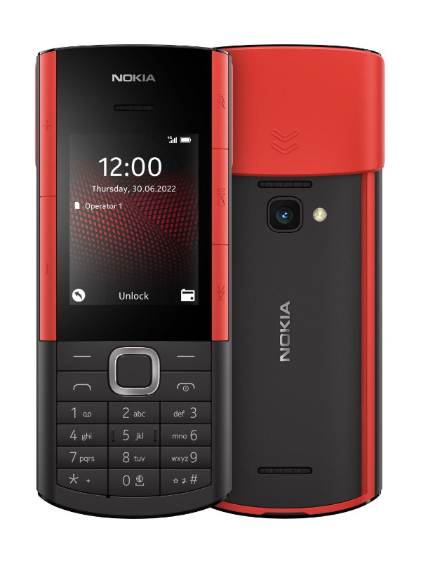 Сотовый телефон Nokia 5710 XpressAudio DS (TA-1504) Black-Red solid color plastic battery back cover for nokia 225 black
