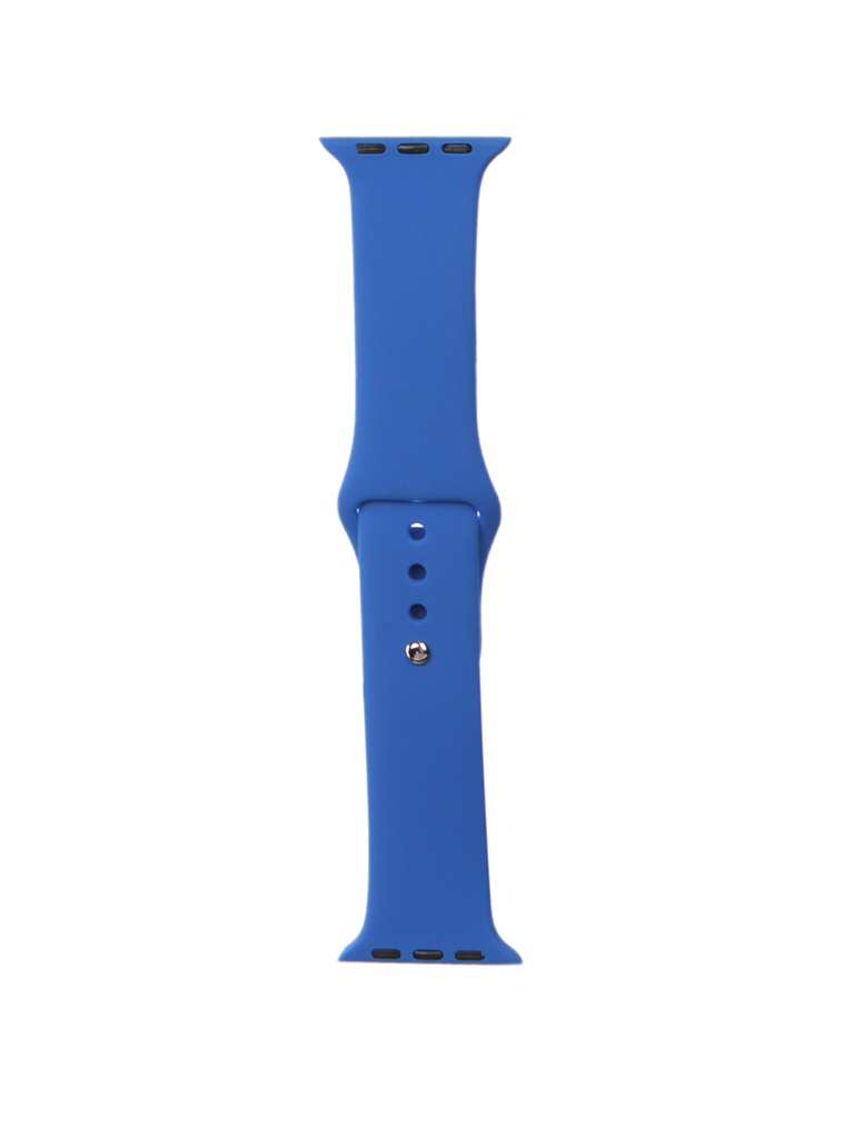 Аксессуар Ремешок Red Line для APPLE Watch 38-40mm Silicone Blue УТ000036302 ремешок uniq revix premium edition для apple watch 42 44 45 49 мм prussian mist blue
