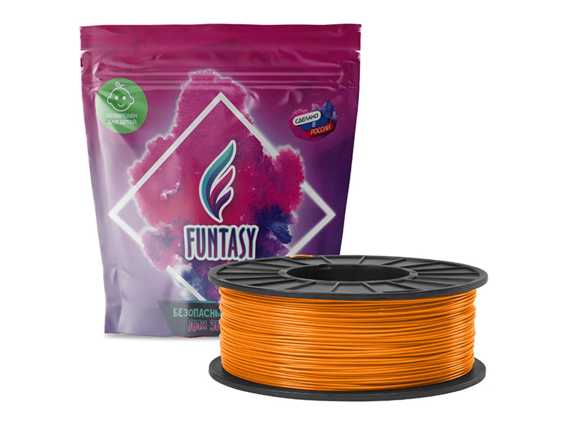 Аксессуар Funtasy PETG-пластик 1.75mm 1kg Orange PETG-1KG-OR-1