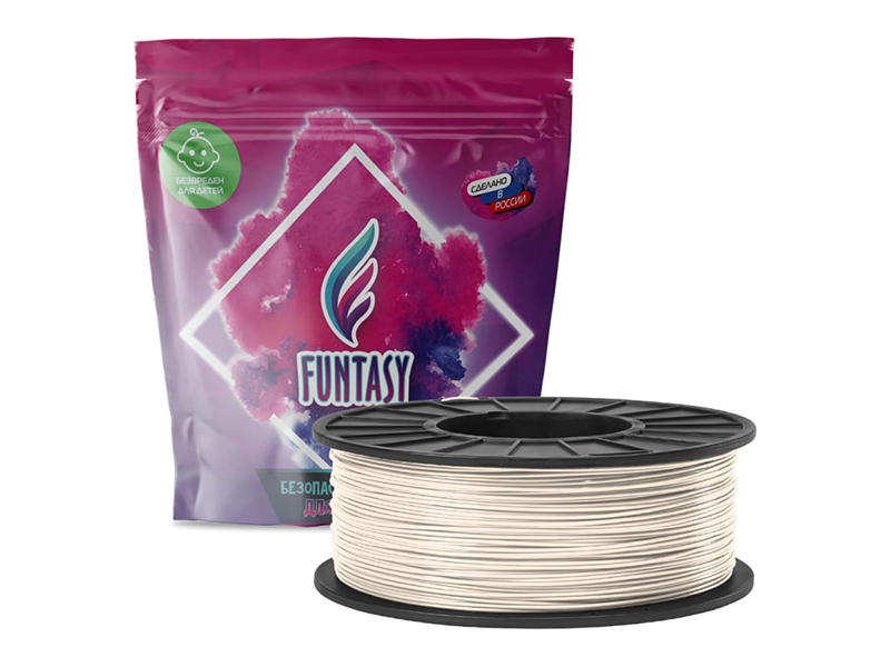 Аксессуар Funtasy PETG-пластик 1.75mm 1kg Ivory PETG-1KG-IV-1