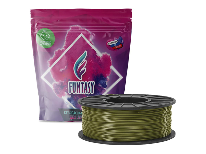 Аксессуар Funtasy PETG-пластик 1.75mm 1kg Khaki PETG-1KG-HK-1