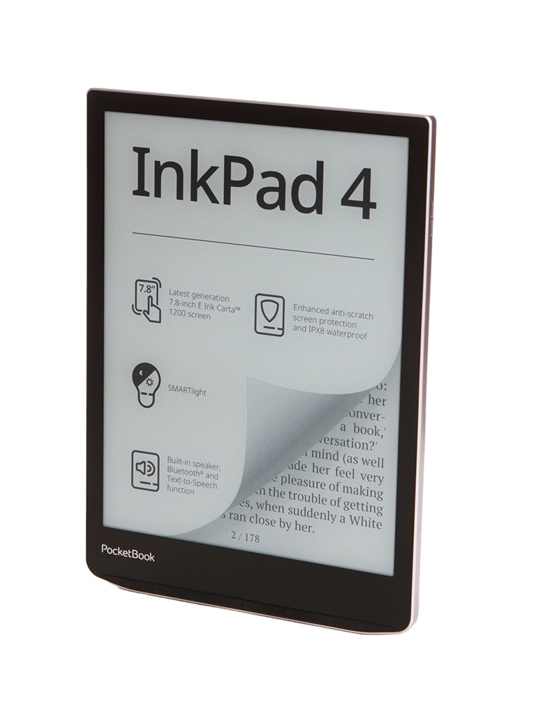Электронная книга PocketBook 743G Black PB743G-U-WW электронная книга pocketbook 970 mist grey pb970 m ww