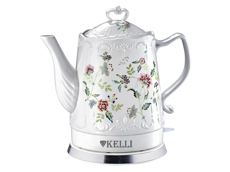 Чайник Kelli KL-1401 1.7L чайник kelli kl 1401 белый с рисунком