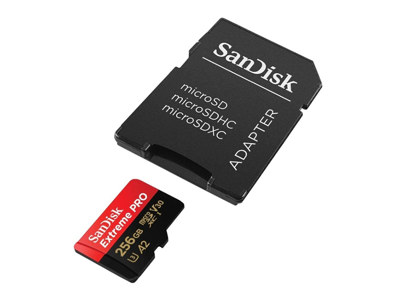 Карта памяти 256Gb - SanDisk Extreme Pro Micro Secure Digital UHS I Card SDSQXCD-256G-GN6MA флешка sandisk ultra 256gb usb type c sdcz460 256g g46