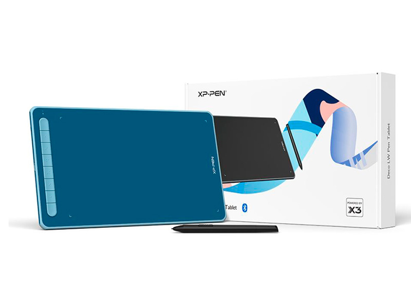 Графический планшет XPPen Deco LW Blue IT1060B_BE цена и фото