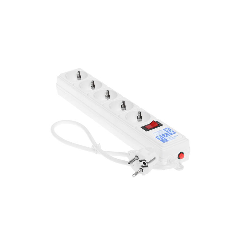 фото Сетевой фильтр power cube 5 sockets 0.5m white spg-b-0.5м-white