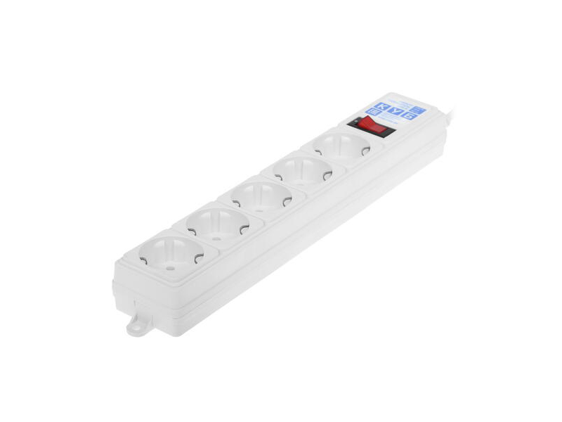 фото Сетевой фильтр power cube 5 sockets 0.5m white spg-b-0.5м-white