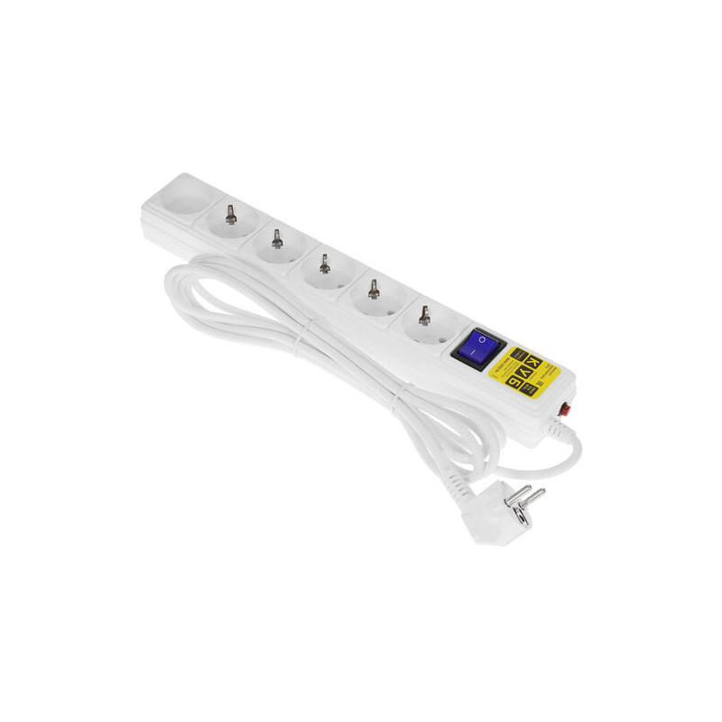 фото Сетевой фильтр power cube 6 sockets 3m white spg5-b3м