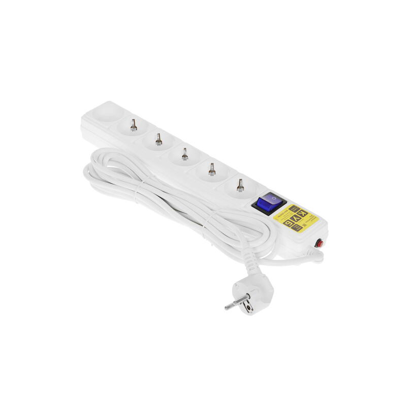 фото Сетевой фильтр power cube 6 sockets 5m white spg5-b5м