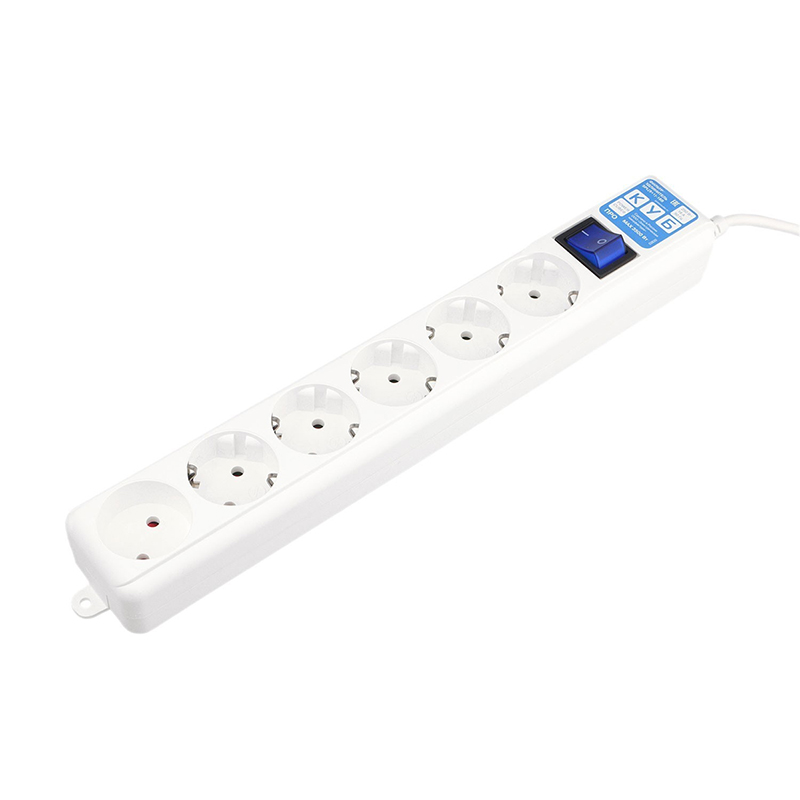 фото Сетевой фильтр power cube pro 6 sockets lc-контур 5m white spl6-16-p-5м