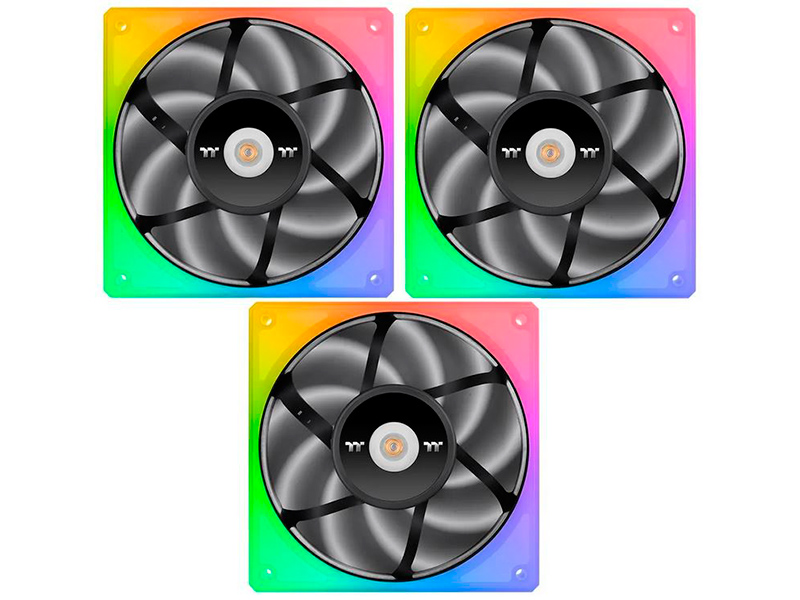 Вентилятор Thermaltake Fan Tt Toughfan 14 RGB Hydraulic Bearing Gen.2 (3 Pack) Black CL-F136-PL14SW-A