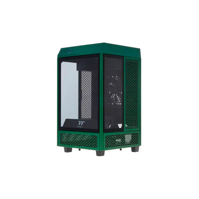 Корпус Thermaltake The Tower 100 Green без БП CA-1R3-00SCWN-00