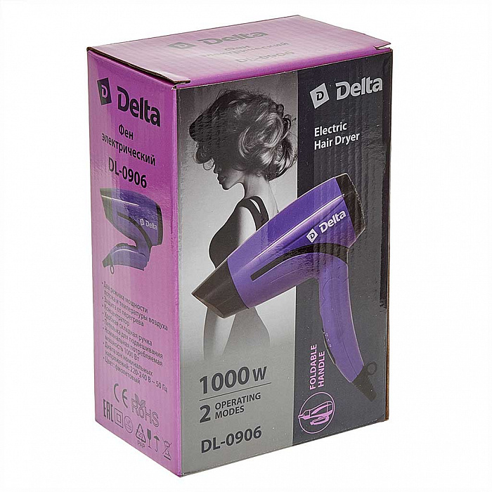 Фен Delta DL-0906 Purple