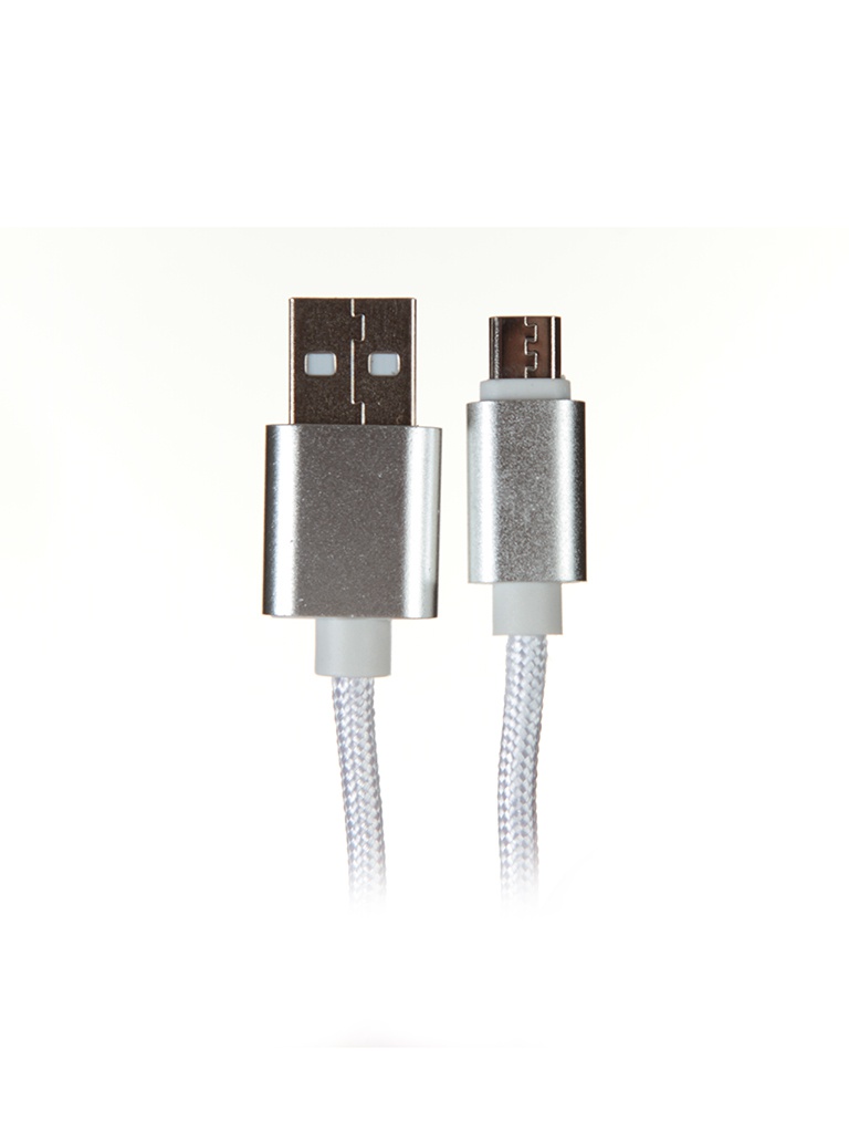 

Аксессуар Red Line USB - MicroUSB 2А Silver УТ000035968, УТ000035968