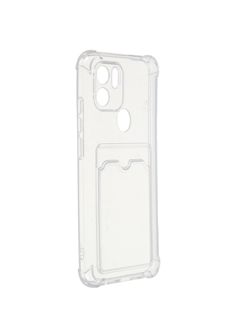 Чехол iBox для Xiaomi Redmi A2 Plus Crystal с кардхолдером Silicone Transparent УТ000036363 чехол ibox для samsung galaxy s22 crystal silicone transparent ут000029545