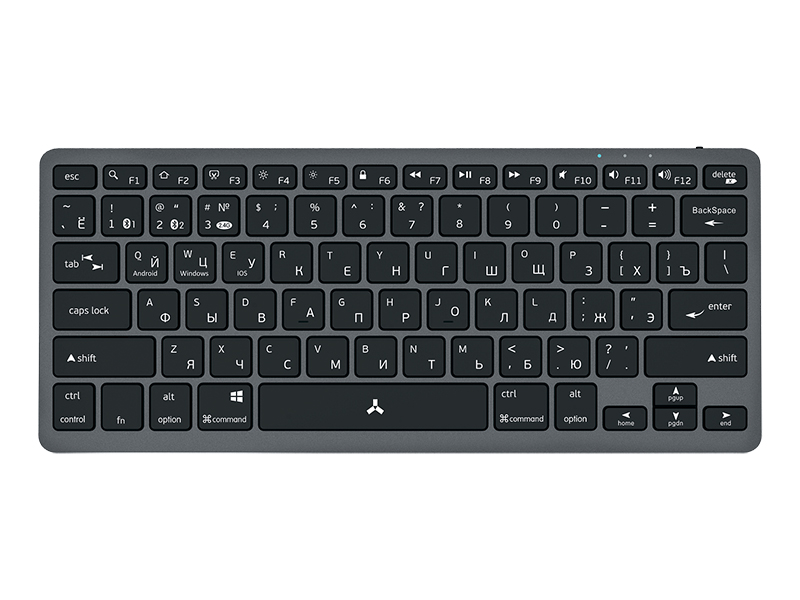Клавиатура AccesStyle K204-ORBBA беспроводная клавиатура accesstyle k204 orbba gray