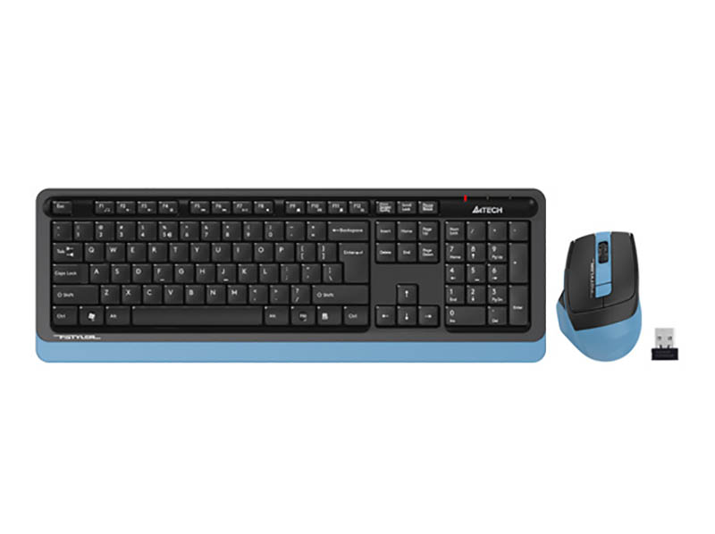 Набор A4Tech Fstyler FG1035 Navy Blue клавиатура и мышь беспроводные a4tech fstyler fg1035 черный синий fg1035 navy blue