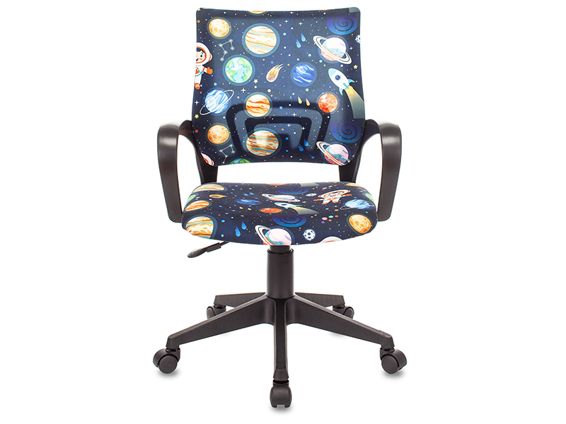кресло детское бюрократ burokids 1 spaceman черный пластик Компьютерное кресло Бюрократ Burokids 1 Black BUROKIDS 1 SPACEMAN